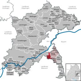 Kaart van Hüttisheim