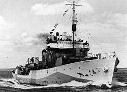 אוניית הצי המלכותי הקנדי רג'ינה, 1942