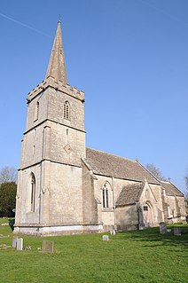 Haresfield village in the United Kingdom