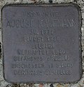 Hellenthal, Hohenbergring 7, Stolperstein August Kaufmann.jpg