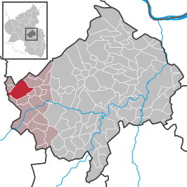 Kaart van Hennweiler