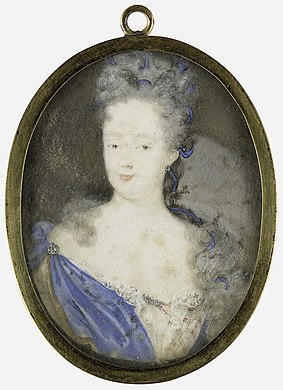 Portrait of Princess Henriëtte Amalia of Anhalt-Dessau