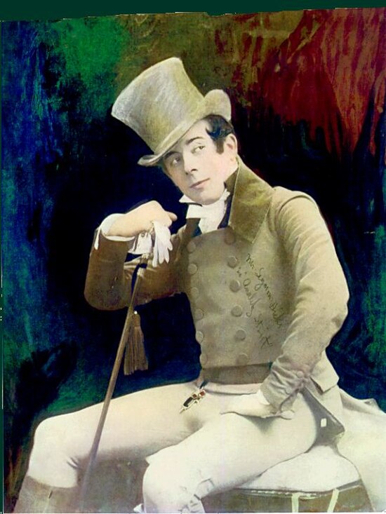 Illustration of Seymour Hicks as Valentine Brown