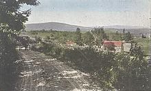 The Blue Hills and the Job Hills from Northwood Road c. 1910 Hills, Strafford, NH.jpg