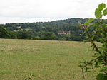 Rotherfield Hall Hillside view east across square to Rotherfield Hall (geograph 1995468).jpg