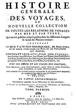 Image illustrative de l’article Histoire générale des voyages