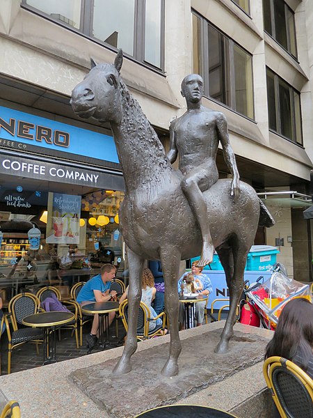 File:Horse and Rider - by Elisabeth Frink - 1 (36178010061).jpg