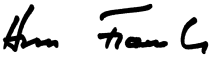 Horst Frank signature.svg