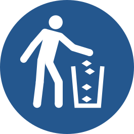 File:ISO 7010 M030; mandatory; place trash in the bin.svg