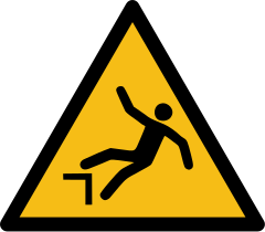 W008 – Drop or fall hazard