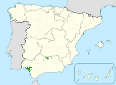 Iberian lynx distribution in Spain (end of 2011).png