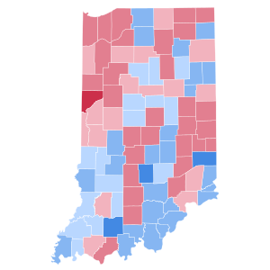 Indiana Presidential Election Results 1916.svg