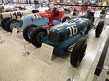 Robson's winning car from the 1946 Indianapolis 500 Indianapolis Motor Speedway Museum in 2017 - Racecars 30.jpg