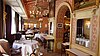 Inside L'Auberge du Pont de Collonges near Lyon, a 3-Michelin-star restaurant since 1965 and the main restaurant of the late star chef Paul Bocuse