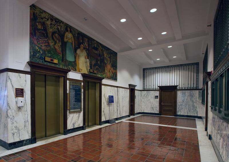 File:Interior corridors, Clarkson S. Fisher Federal Building & U.S. Courthouse, Trenton, New Jersey LCCN2010719742.tif