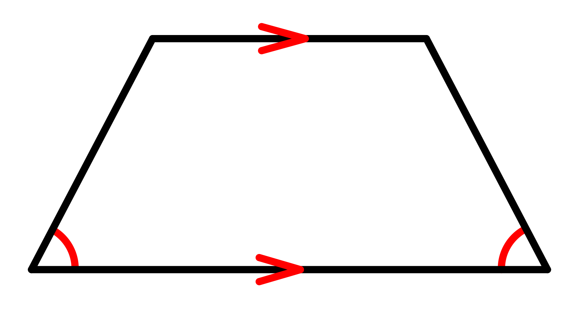 Четырехугольник рисунок. Isosceles Trapezium. Трапеция фигура. Isosceles Trapezoid. Трапеция без фона.