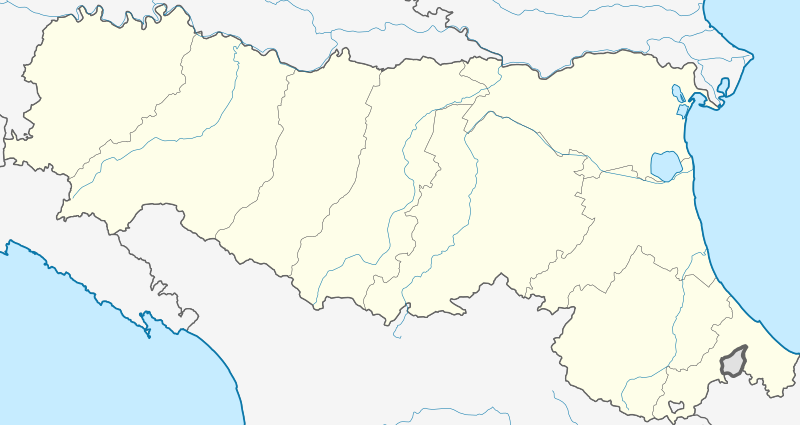  Location map of Emilia-Romagna region (Italy)