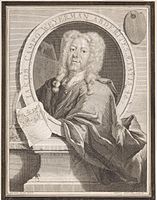 Jacob Houbraken (after a painting by Cornelis Troost). Portrait of Jacob Campo Weyerman 1725. engraving. Amsterdam, Stadsarchief Amsterdam.