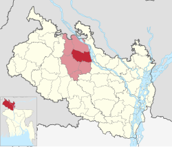 Location of Jaldhaka