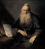 Jan Lievens - St. Paulus menulis kepada Thessalonians.jpg