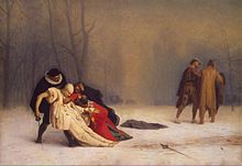 Duello dopo il ballo in maschera (1857)