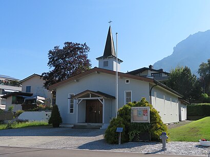 So kommt man zu Johanneskirche Vaduz mit den Öffentlichen - Mehr zum Ort Hier