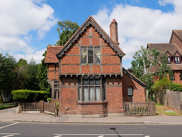 The late nineteenth-century Kelsey Lodge in Beckenham, now a Grade II listed building