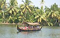 Tourists in a kettuvallam