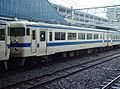 JR Kyushu KuHa 455–605 in a mixed 475/455 series set, May 2006