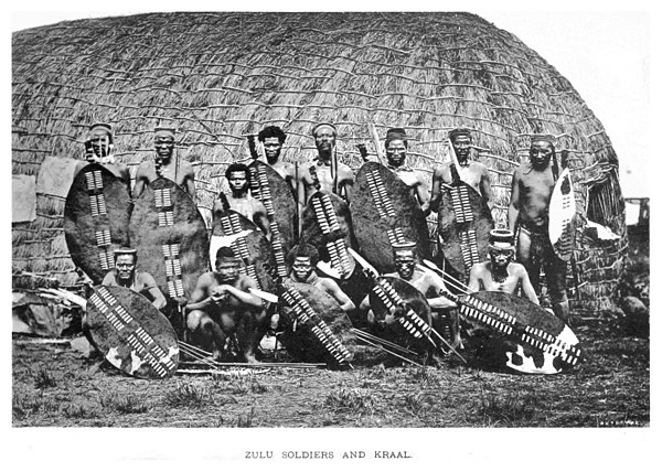 Zulu warriors, 1882