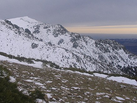 West face in winter