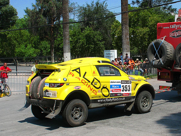 Desert Warrior 3 (Range Rover Evoque with BMW engine) of Canadian driver David Bensadoun