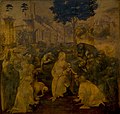 《三博士来朝》（Adoration of the Magi），1481年-1482年，收藏于意大利佛罗伦斯乌菲兹美术馆