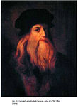 Anonymt porträtt av Leonardo (c. 1600).