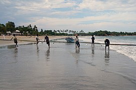 Trinquemalay, la plage des pêcheurs.