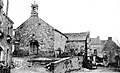 Limerzel ː la chapelle du Temple de Haut (chapelle Saint-Julien) vers 1925 (carte postale).