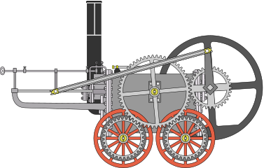 Locomotif Coalbrookdale gan Richard Trevithick (1802)