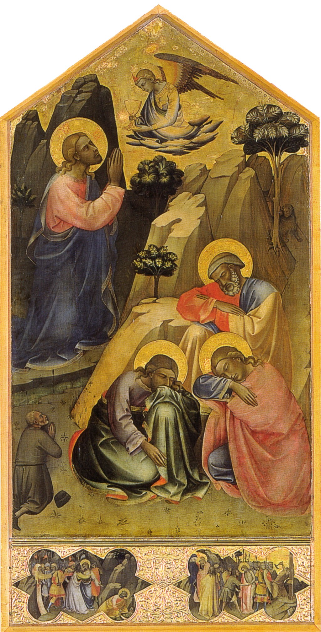 Lorenzo Monaco, Orazione nell'orto, 1395-1400 ca., Galleria dell'Accademia, Firenze