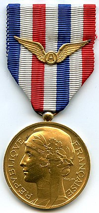 Vignette pour Médaille d'honneur de l'aéronautique