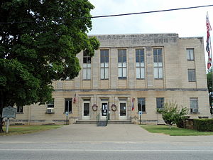 Madison County Courthouse in Huntsville, AR.jpg
