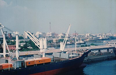 The Madras Port, the second biggest port in South Asia