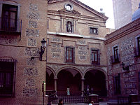 Fachada de la iglesia de San Ginés de Madrid