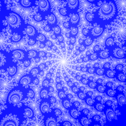 Mandelbrot Set in blue 01 by own software