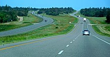 Highway 1 eastbound in Manitoba near Carberry ManitobaHwy1Cberry.JPG