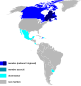 Carte sur commons : Amérique et Caraïbes