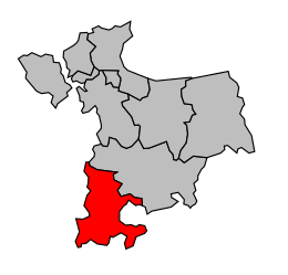 Canton de Tinténiac - Carte