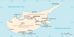Cipro - Mappa