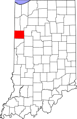 Map of Indiana highlighting Benton County.svg