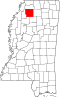 Map of Mississippi highlighting Panola County.svg
