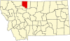 Mappa del Montana evidenziando Toole County.svg